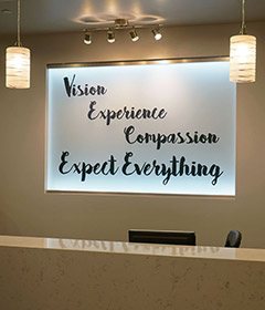 Vision experience compassion expect everything sign