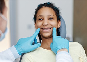 Patient in Irving smiling with Invisalign Teen